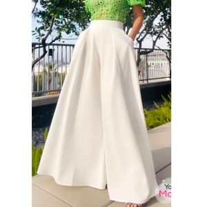 Off White Palazzo Pants